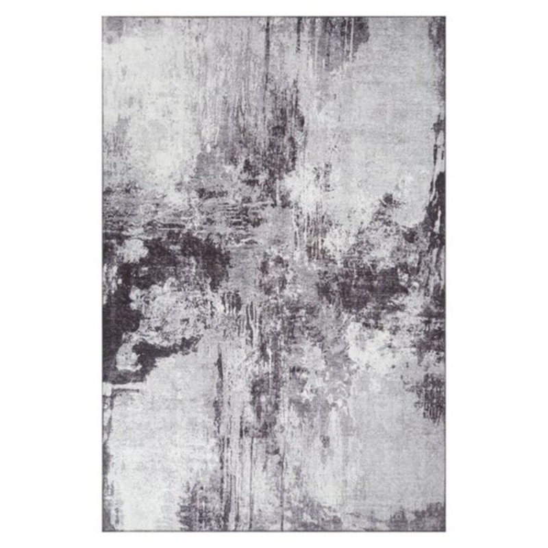 Luxurious Machine Washable Area Rug, 4.9 x 7.5 Feet, 100% Polyester, 1850 g/m², Pile Height: 0.2 inches | Eco-Friendly Recycled Poly Cotton Backing | Perfect for Living Room & Bedroom, Soft and Durable Design