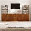 Buffet designer à texture tridimensionnelle incurvée de 66,9 po de largeur Designer-1259916605