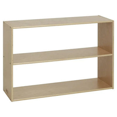 ECR4Kids Streamline 2-Shelf Double-Sided Storage Cabinet, Classroom Storage