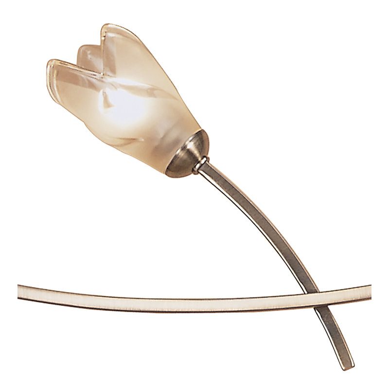 Kittinger 4 - Light Geometric Chandelier, Antique Brass