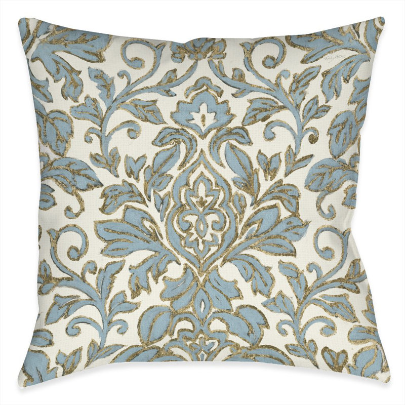 Coussin décoratif antique damassé d'intérieur, Non