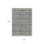 Tapis extérieur lavable à motif géométrique ivoire et doré 3 pi x 5 pi