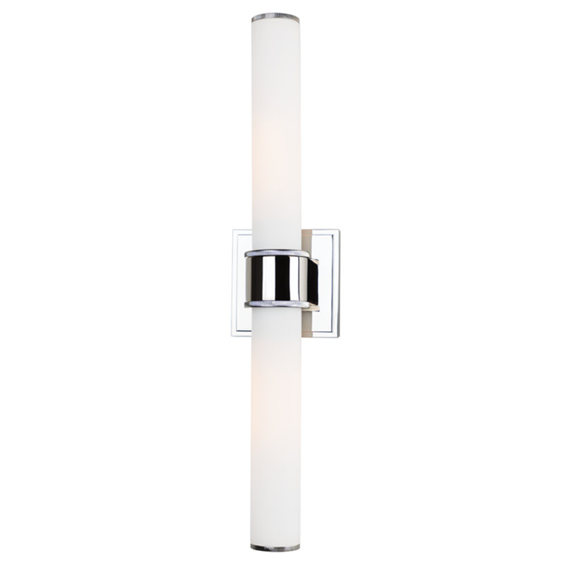 Mill Valley 2-Light Wall Sconce, Polished Nickel
