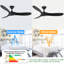 Solid Wood Ceiling Fan with  Remote-1796635963-1796635962
