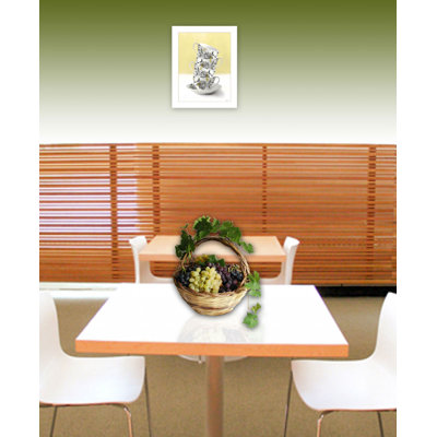 Time For Tea Yellow Print Wall Art