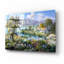  «Enchanted Cottage» par Nicky Boehme, art mural en verre acrylique, 16 po x 12 po