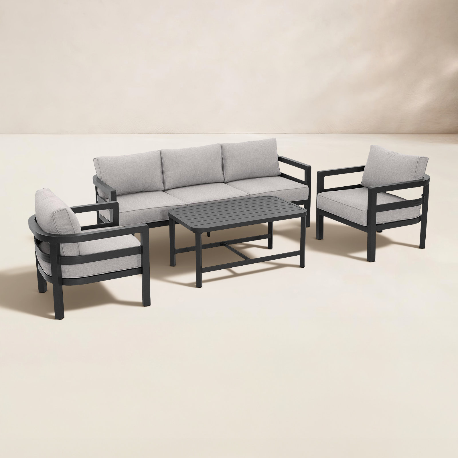 Lonnie 5-Person Patio Seating Group