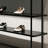 Matte Black Industrial Display Shelf-1763674693