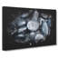 Black Pebbles - Wrapped Canvas Print-56648522