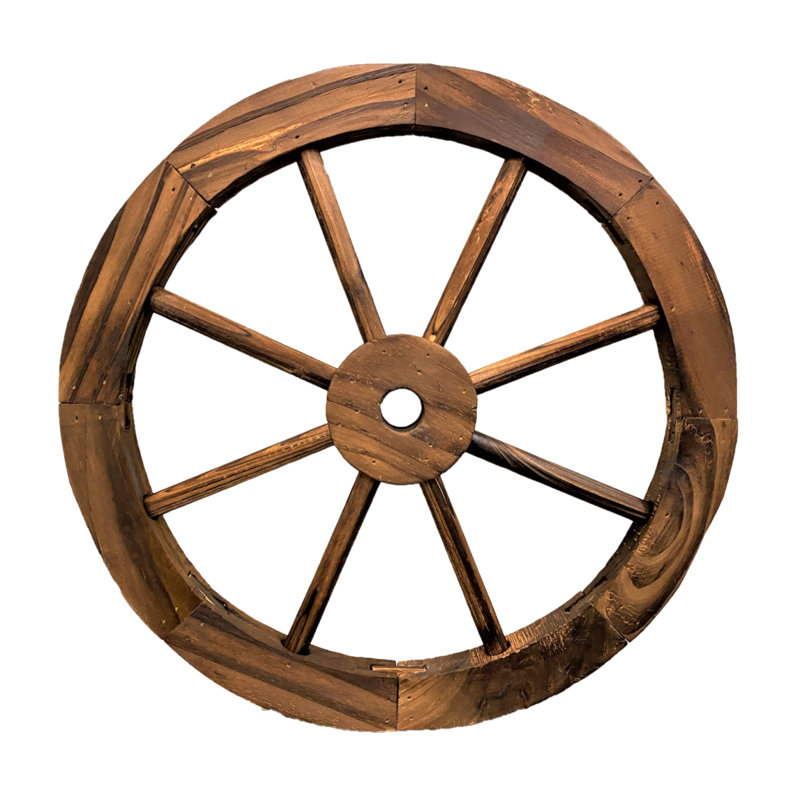 Roue de chariot en bois 15,75 po