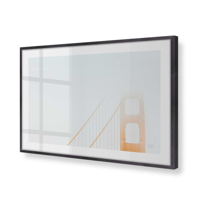 Impression suspendue dans la brume matinale, Zinc patiné, H 19,25 po x l 25,25 po