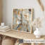 «Abstract Golden Grey Geode I», reproduction d'art moderne sans cadre-959373251