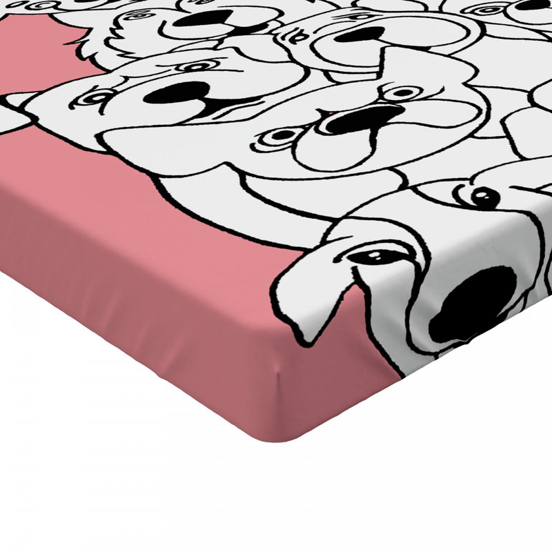 Dog Fitted Sheet, Twin XL Fitted Sheet