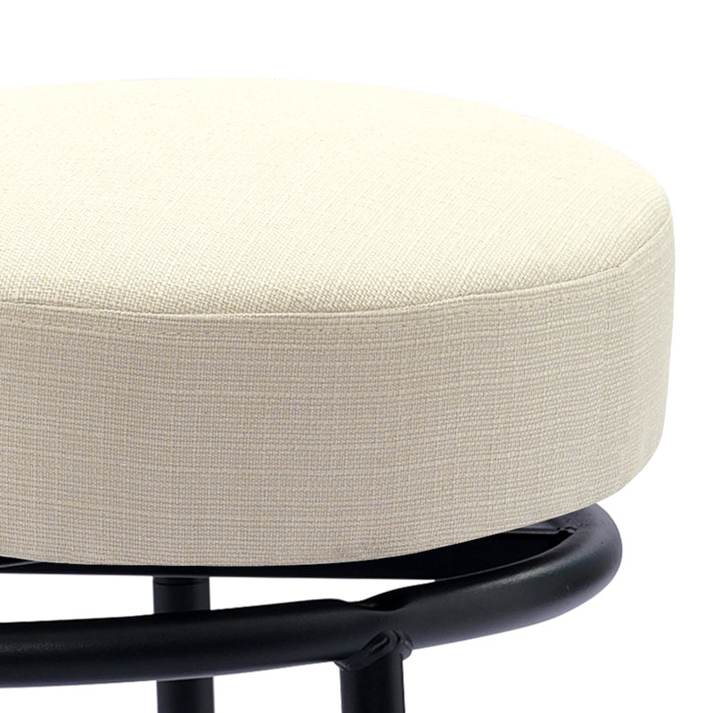 Tabouret de bar rotatif Modern, Beige, 4