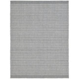 Meraki 02 Hand Loomed Geometric Area Rug in Graphite Stone