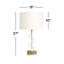 Lampe de table 27 po Spire