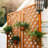  76"H 100% Cedar Wood Lattice Panel Trellis 