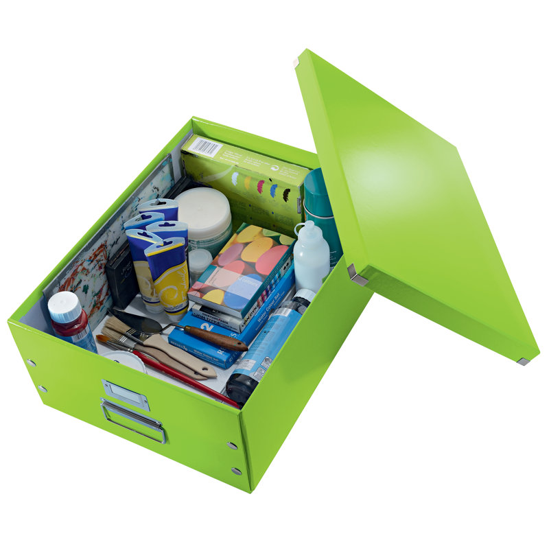 Leitz Decorative Bin, Green, 36.9cm H x 20cm W x 48.2cm D