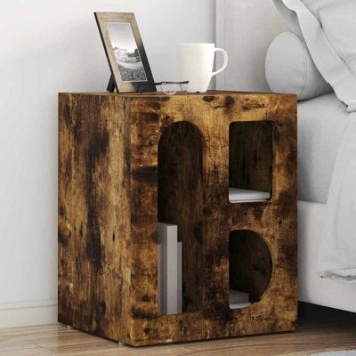 40cm W Manufactured Wood Bedside Table
