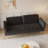 69.7 Modern Velvet Tufted Convertible Sofa Bed with Nailhead Trim-1640507682