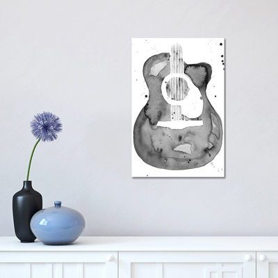 Guitar Flow I 1 Piece Wrapped Canvas Wall Art