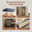 2 Door Solid Wood Wardrobe