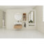 Meuble-lavabo mural de 30 pouces avec lavabo en résine et armoire latérale, tiroir à fermeture en douceur (KD-Packing), armoire combinée 09430IMO-SC00112IMO