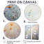 Fleurs sauvages sauvages «Wander Meadows» - art mural traditionnel blanc-1100528645-1100528653-1100528650