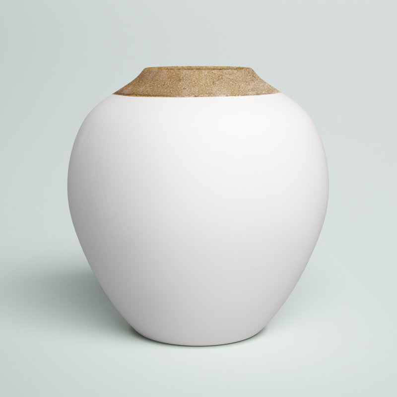 Wetherby Handmade Ceramic Table Vase, White