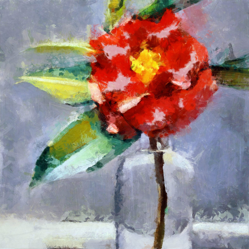 Abdouallah " Hydrangea Arrangement III ", 36" H x 36" W x 1.5" D