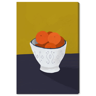 Delmotte tangerines sur toile