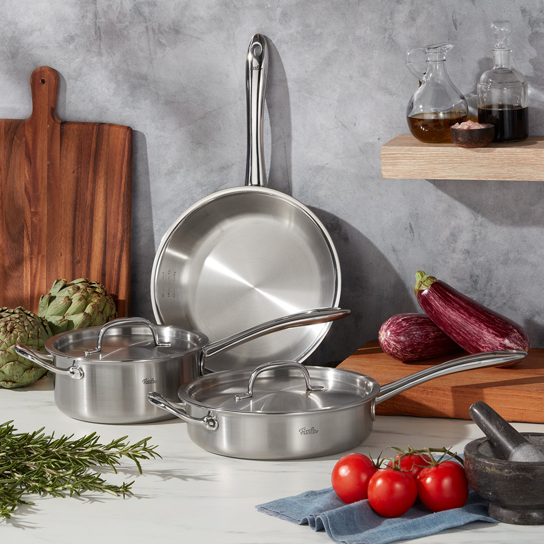 M5 Pro-Ply 5-Ply Stainless Steel 5 Piece Set Fissler