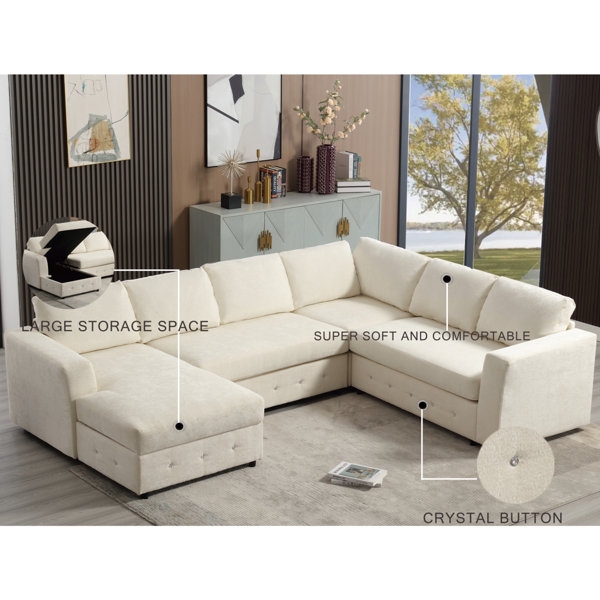 House of Hampton Modern Sofa[NEW ARRIVED] [VIDEO PROVIDED]110.75 ...