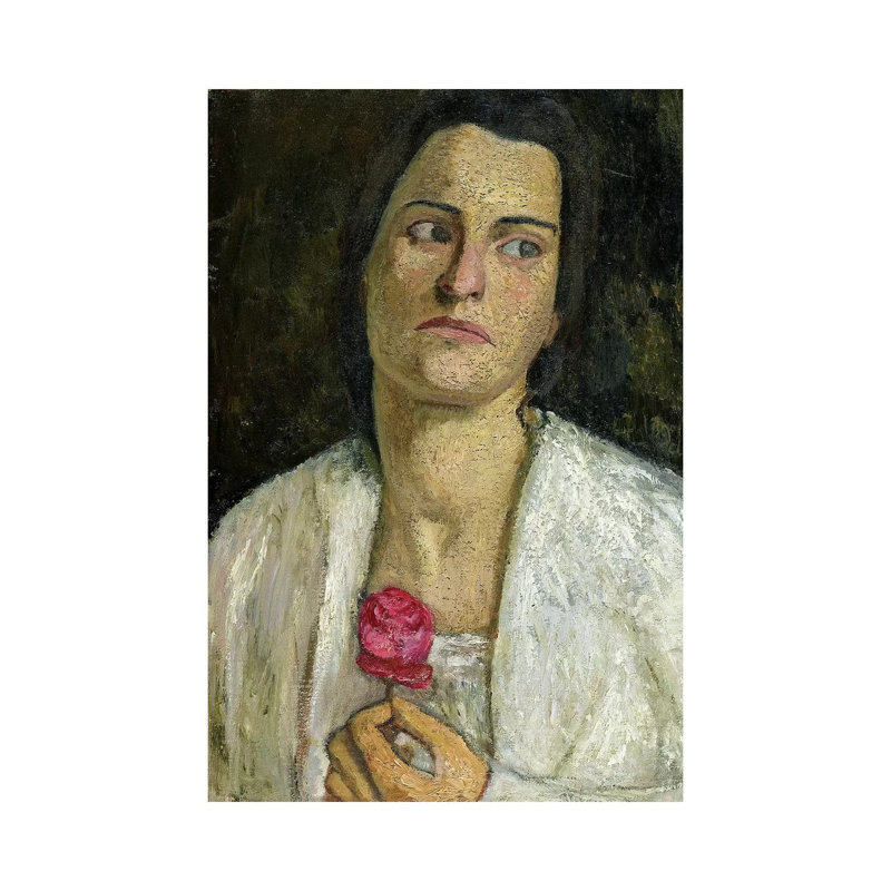 The Sculptress Clara Rilke-Westhoff, 1905 by Paula Modersohn-Becker - Wrapped Canvas Painting