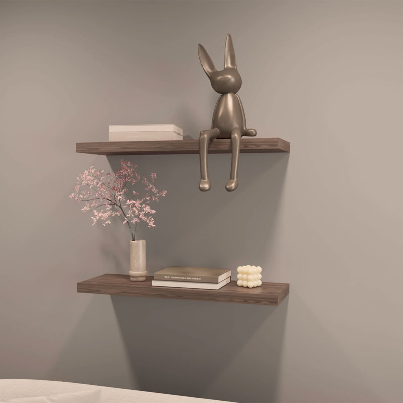 Floating Shelf, Cognac