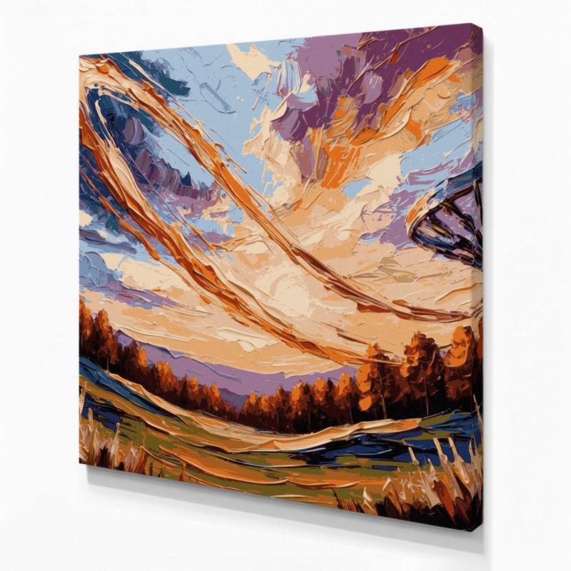 Art sportif sur toile brun, H 32 po x l 32 po