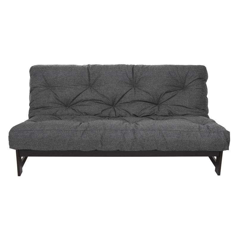 Matelas de futon Dirksen, Grand, 10 po, Gris foncé
