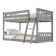 Aileana Twin Over Twin Solid Wood Bunk Bed by Lark Manor™