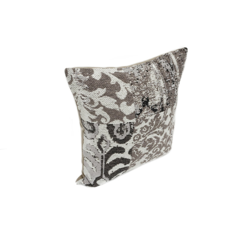 Coussin décoratif en coton, Brun