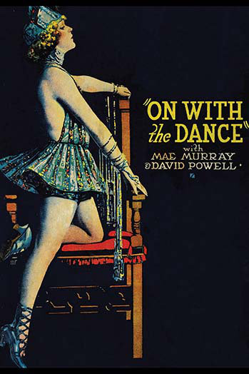 On On The Dance - publicité imprimée, H 36 po x l 24 po x P 1,5 po