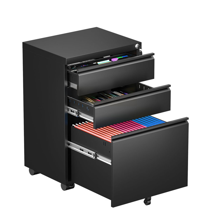 Malinalli 15.75'' Wide 3 -Drawer Mobile File Cabinet