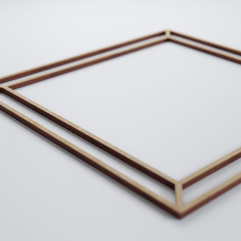 Panneaux muraux décoratifs en bois Fairplay, Bouleau, H 11,375 po x l 11,375 po x P 0,25 po