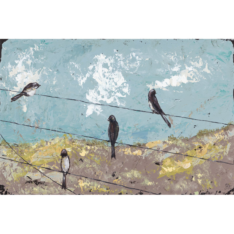 Highwire Act by Jade Reynolds - Wrapped Canvas Print, 30cm H x 46cm W x 3.8cm D