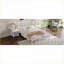 Ensemble de mobilier de chambre à coucher, grand lit 4 pièces rétro avec tables de chevet et amp; Banc, blanc neige | Bois