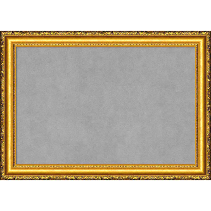 Tableau magnétique encadré doré Colonial, 20" H x 28" W