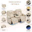 Causeuse inclinable électrique Zero Wall Hugger avec console rabattable, lumières DEL et haut-parleurs Bluetooth-397067778-397067783