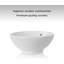 Lavabo de salle de bain 16 po x 16 po, céramique blanche en porcelaine, vasque de salle de bain blanche