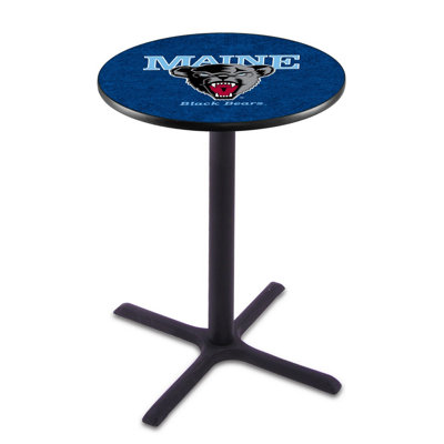 NCAA Round Metal Base Dining Table