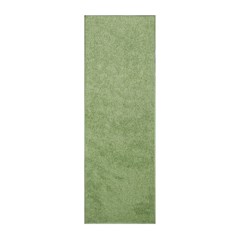 Modern Plush Pet and Kids Friendly Solid Color Lime Green Area Rugs, Stain & Fade Resistance, Perfect for Living Room, Dining Room, Bedroom, Playroom and Kidsroom, Event, Wedding, Amberleigh Binded Rug