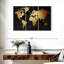 «Gold Map», reproduction sur toile-597232523